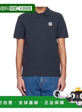 BALMAIN 男士POLO衫 GH1GB085BC87SIV SS2026 蓝色