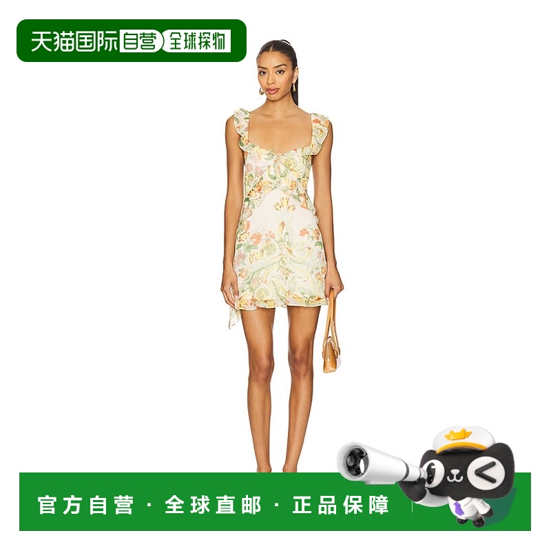 1h可退 潮奢 Free People 自由人 女士 Bali 花朵迷你连衣裙 OB22