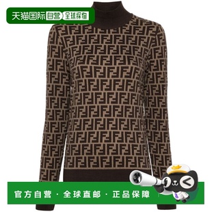 SS2025 FZXC73ASJTF0GGE 棕色 女士针织毛衣 FENDI
