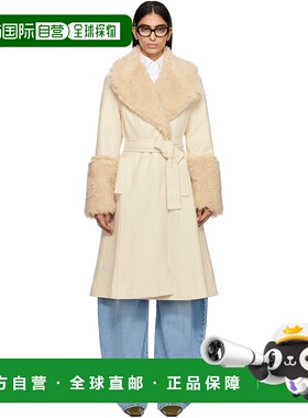 1h可退 潮奢 CONNER IVES 女士 灰白色 Reconstituted Faux Fur M