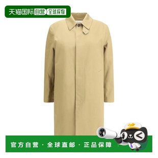 1h可退 潮奢 Saint Laurent 圣罗兰 女士 华达呢及膝大衣 843690Y