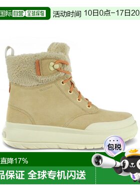 Merrell女士 Marquette 防水保暖系带棕褐色冬季靴 J007058