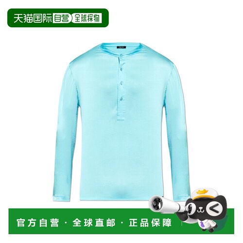 TOM FORD 男士睡衣睡裤 T4H1610100436 SS2026 蓝色 Silk lingeri