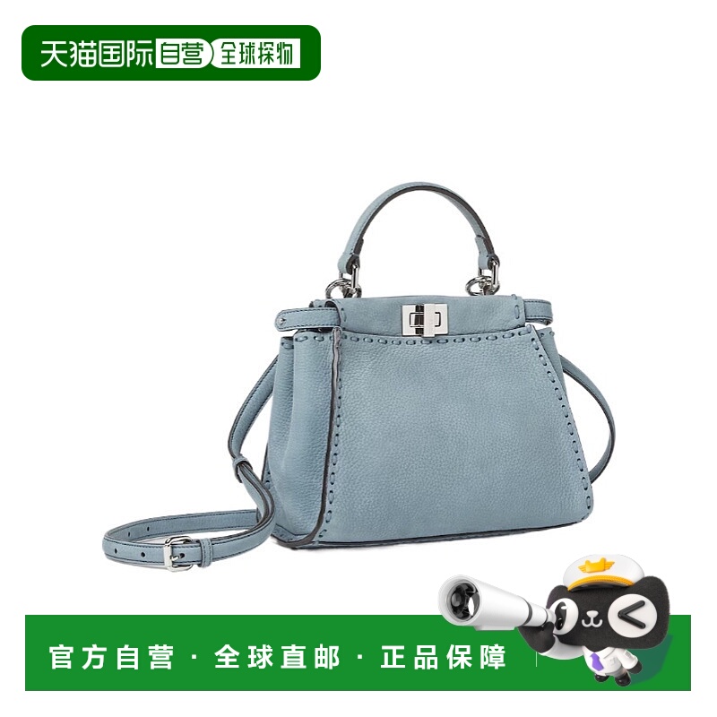 1h可退 FENDI 女士斜挎包 8BN244AVQQF1USY SS2026 灰色 Peekaboo