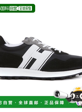 HOGAN 男士运动鞋 HXM6010EG01N3K175E CO 黑色 H601 low-top sne