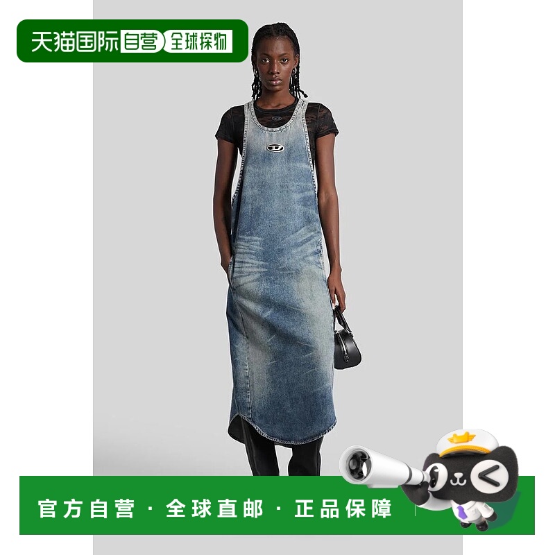 1h可退 DIESEL 女士连衣裙 429820A1901409M96 AW2025 蓝色
