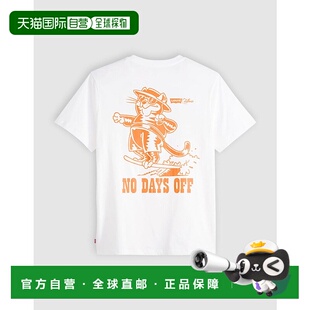 T恤 Levi 背部印花宽松款 off days 男士 李维斯 潮奢 1h可退