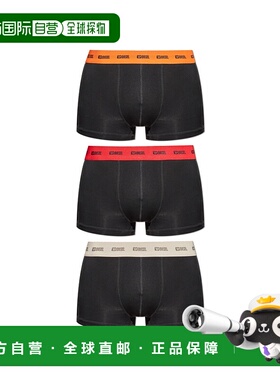 DIESEL 男士内裤 DAMIENUTLT3PACKBOXERA178320IKBKE7316