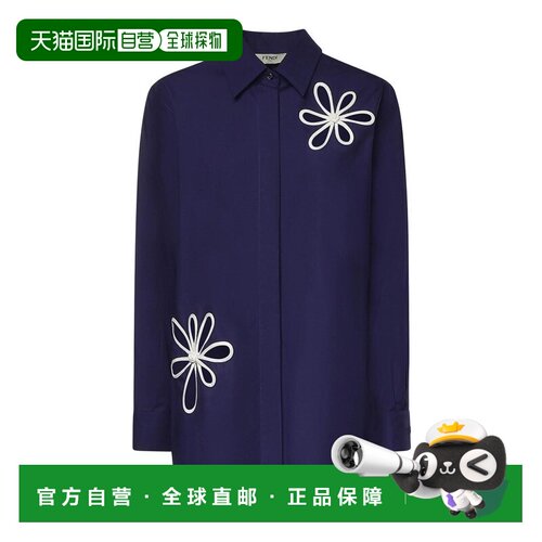 FENDI 女士衬衫 FS8355AW7VF1W0ABLUE CO 蓝色