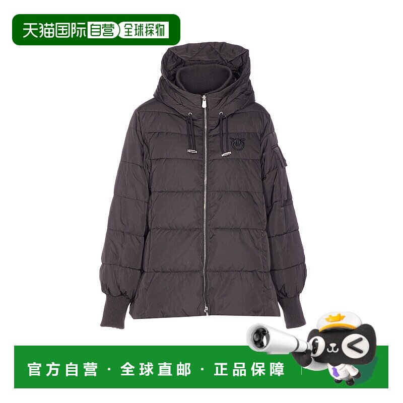 PINKO 女士斗篷 105384A2PEZ99 AW2025 灰色 长袖连帽棉服