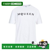 潮奢 white白色 mcqueen 麦昆 1h可退 T恤 亚历山大 男士 舒适时