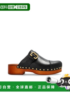 CHLOÉ 女士芭蕾乐福鞋 CH25A12ZLT001 AW2025 黑色 Clogs `Jeanne