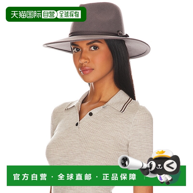 潮奢 Brixton 女士 Joanna 毛毡轻便帽子 10628DUSK