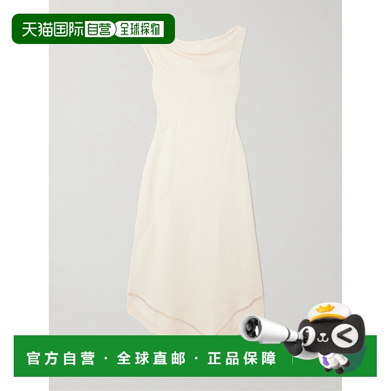 1h可退 潮奢 FAITHFULL THE BRAND 女士 Alva 不对称蕾丝边梭织中