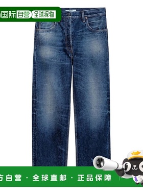 PRADA 女士休闲裤 GFP5361631F0008BLEU AW2025 蓝色牛仔裤直筒裤