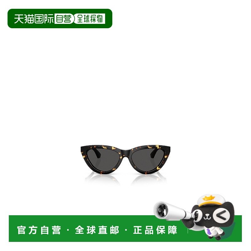 BURBERRY 女士眼镜 BE4436U410687 SS2025 黑色 几何框太阳镜