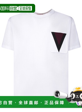 VALENTINO 男士T恤 4V3MG01F9Y20BO SS2024 白色 短袖T恤