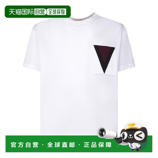 男士 白色 T恤 SS2024 短袖 4V3MG01F9Y20BO VALENTINO