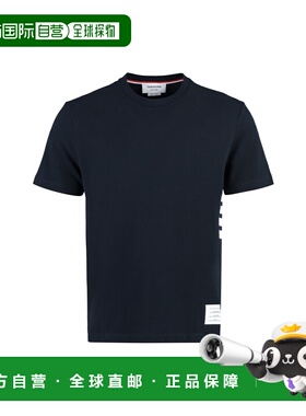 THOM BROWNE 男士T恤 MJS123A00050415 CO 蓝色 SHORT SLEEVE TEE
