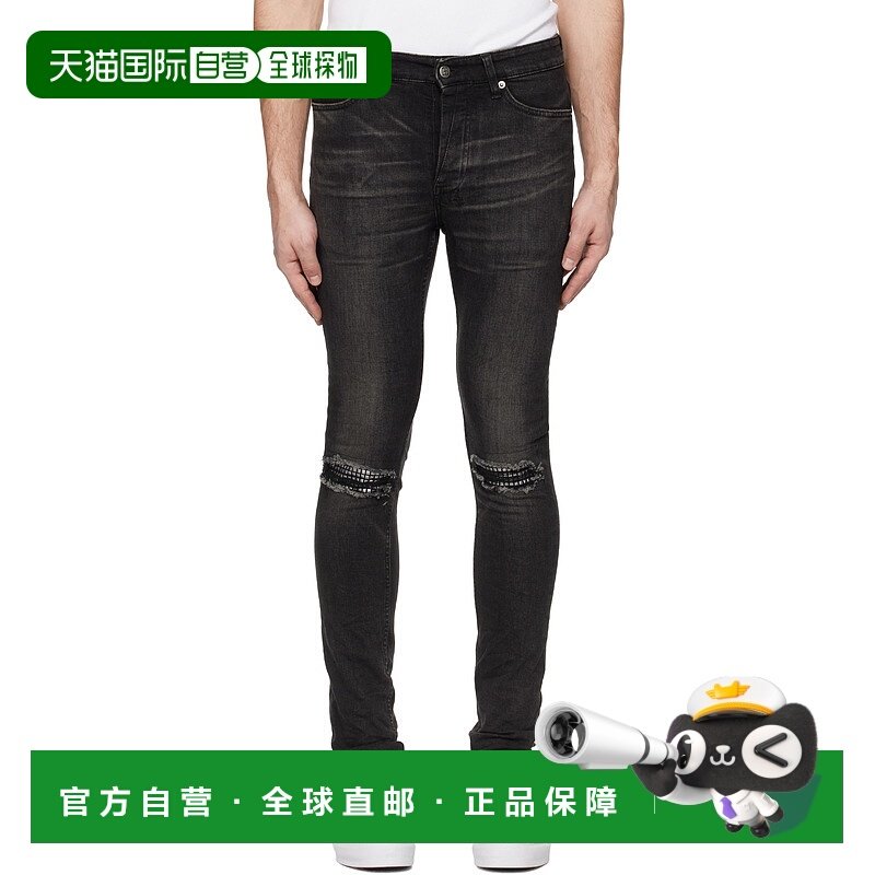 1h可退 潮奢 Ksubi 男士 黑色 Van Winkle Tarr Repair 牛仔裤 MP