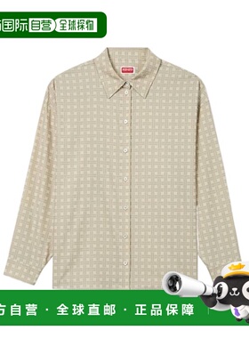 KENZO 女士衬衫 FF52CH2479R211 SS2025 米白色 长袖衬衫