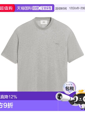 Ami Paris 男士T恤 UTS333JE0124055 AW2025 灰色