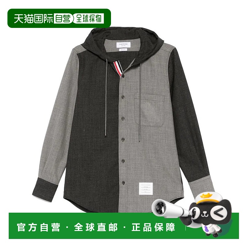 1h可退 THOM BROWNE 男士夹克 MWL419F00473982 AW2025 灰色