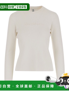 MAX MARA 女士针织毛衣 TICINO001 AW2025 白色 长袖上衣针织衫