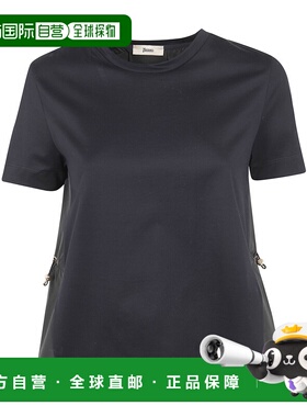 HERNO 女士T恤 JG000224D520060989300 SS2026 黑色