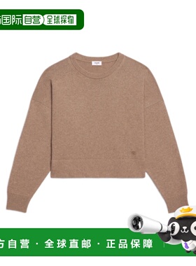 CELINE 女士针织衫 2A15X207O02CM SS2022 棕色 长袖圆领毛衣