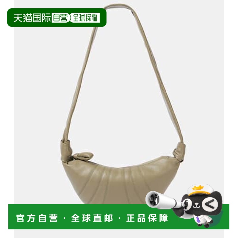1h可退 潮奢 Lemaire 女士 牛角包形小号皮革肩包