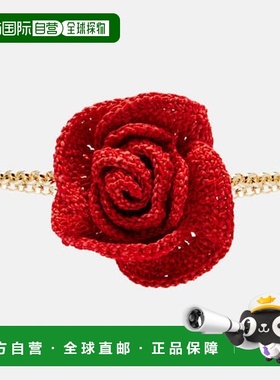 1h可退 潮奢 magda butrym 女士 钩编花饰镀金项链