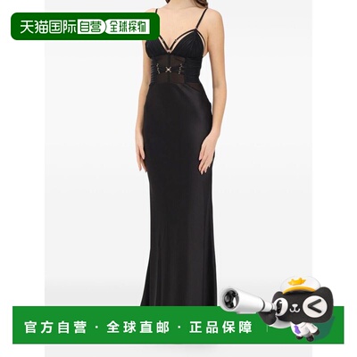 1h可退 潮奢 Elisabetta Franchi 女士 黑色连衣裙 ABR5362E2