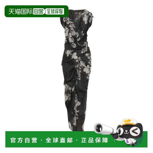 VIVIENNE WESTWOOD 女士连衣裙 1102001KJ00B0GREYFLOWERS长裙