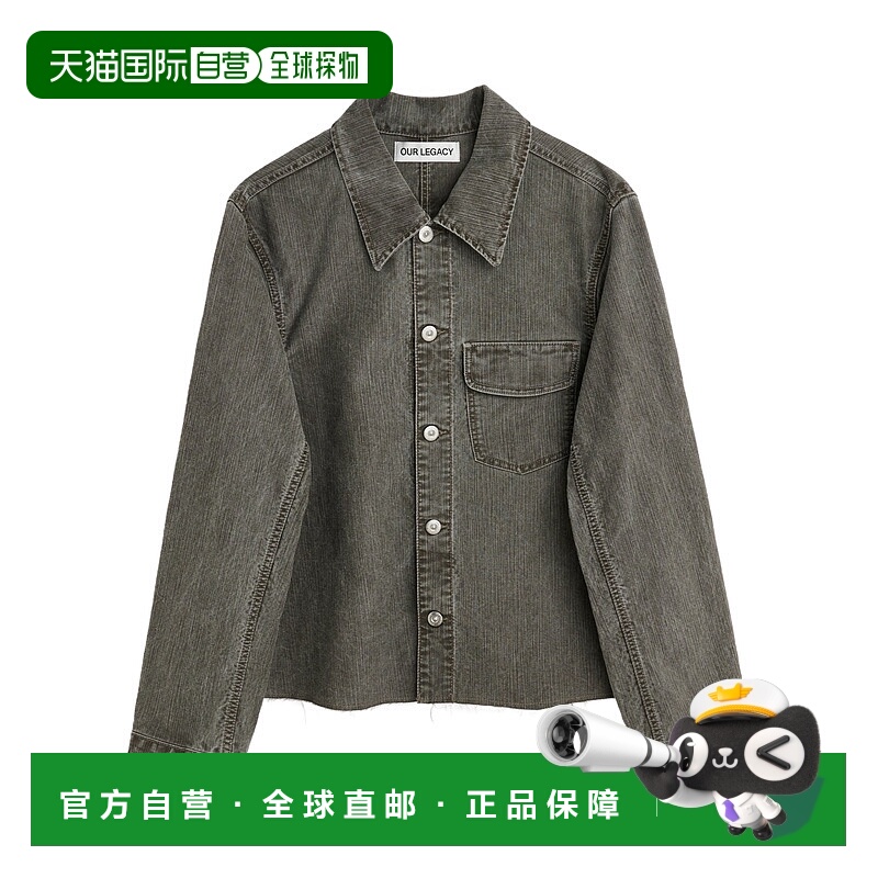1h可退 OUR LEGACY 男士夹克 M4245CO AW2024 黑色 长袖牛仔夹克