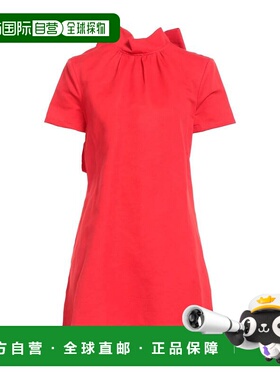 1h可退 潮奢 Staud 女士 短款连衣裙 red红色 舒适时尚