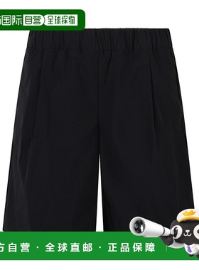 HERNO 女士短裤 PT000088U12691Z9300 SS2025 黑色休闲裤