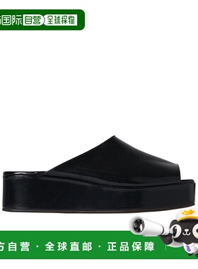 THE ROW 女士拖鞋 F1597L604BLK SS2025 黑色 Emi平底凉鞋