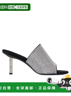 GIVENCHY 女士凉鞋 BE3083E1T9040 AW2023 白色 G Cube 水钻高跟