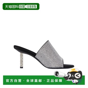 AW2023 BE3083E1T9040 白色 水钻高跟 GIVENCHY Cube 女士凉鞋