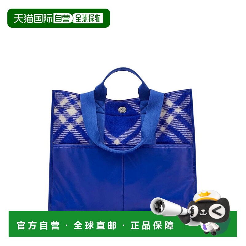 BURBERRY 女士手提包 8075132 AW2023 蓝色 BURBERRY SHOPPER TOT