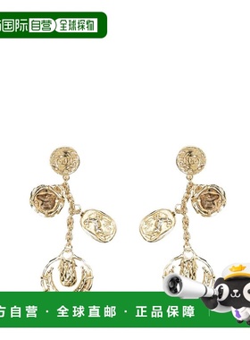 CHLOÉ 女士耳饰 CH26SJE08CB79HA SS2026 金色 Medals耳环