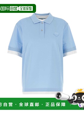 PRADA 女士T恤 39586SOOO1736F0012 AW2025 浅蓝色