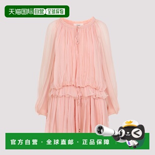 CHLOÉ 女士连衣裙 CH26SRO020016L6 SS2026 卡其色 Silk dress