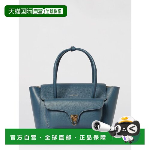 COCCINELLE 女士单肩包 E1T8A180201B27 SS2026 蓝色斜挎包手提包