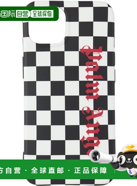 1h可退 潮奢 Palm Angels 棕榈天使 女士 黑色 & 白色 Damier iPh