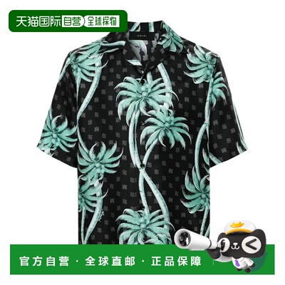 香港直邮AMIRI 男士衬衫 AMSTBW1008BLACK AW2024【付后1h可退】