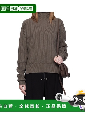 RICK OWENS 女士针织衫 RP02E4648KWV34 AW2025 灰色毛衣