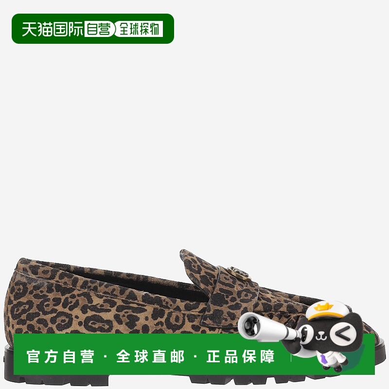 1h可退 PINKO 女士芭蕾乐福鞋 SD0435P088M36 AW2025 棕色 'Nora