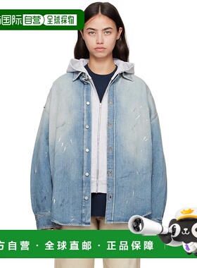 1h可退 潮奢 Acne Studios 艾克妮 女士 蓝色纽扣牛仔衬衫 CB0103